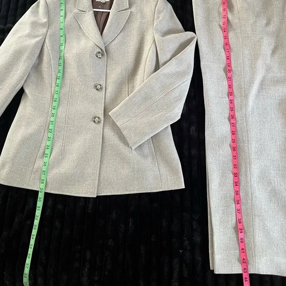 Women's collections for LE SUIT tan two piece set business wear size 14 - Picture 2 of 12